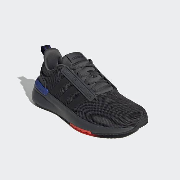 NEW ADIDAS men\'s racer tr21 athletic shoe in grey six/core black/ sonic ink main image 6